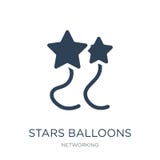 icône de ballons d'étoiles dans le style à la mode de conception icône de ballons d'étoiles d'isolement sur le fond blanc les bal illustration de vecteur icône de ballons d'étoiles dans le style à la mode de conception icône de ballons d'étoiles d'isolement sur le fond blanc les bal illustration de vecteur