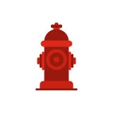 Icône de bouche d'incendie illustration stock Icône de bouche d'incendie illustration stock