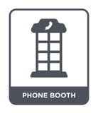 icône de cabine de téléphone dans le style à la mode de conception icône de cabine de téléphone d'isolement sur le fond blanc icô illustration stock icône de cabine de téléphone dans le style à la mode de conception icône de cabine de téléphone d'isolement sur le fond blanc icô illustration stock