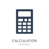 icône de calcul dans le style à la mode de conception icône de calcul d'isolement sur le fond blanc icône de vecteur de calcul si illustration libre de droits icône de calcul dans le style à la mode de conception icône de calcul d'isolement sur le fond blanc icône de vecteur de calcul si illustration libre de droits