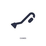 icône de cannes sur le fond blanc Illustration simple d'élément de concept de brazilia illustration de vecteur icône de cannes sur le fond blanc Illustration simple d'élément de concept de brazilia illustration de vecteur