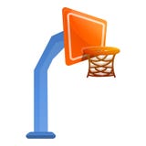 Icône de cercle de tour de basket-ball, style de bande dessinée illustration de vecteur Icône de cercle de tour de basket-ball, style de bande dessinée illustration de vecteur