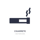icône de cigarrete sur le fond blanc Illustration simple d'élément de concept d'alcool illustration libre de droits icône de cigarrete sur le fond blanc Illustration simple d'élément de concept d'alcool illustration libre de droits