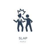 icône de claque dans le style à la mode de conception icône de claque d'isolement sur le fond blanc symbole plat simple et modern illustration stock icône de claque dans le style à la mode de conception icône de claque d'isolement sur le fond blanc symbole plat simple et modern illustration stock