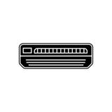 Icône de climatisation Élément des appareils pour le concept et l'icône mobiles d'applis de Web Glyph, icône plate pour la concep illustration de vecteur Icône de climatisation Élément des appareils pour le concept et l'icône mobiles d'applis de Web Glyph, icône plate pour la concep illustration de vecteur
