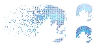 Icône de disparition de globe de Dot Halftone Hexagon Earth Abstract Illustration de Vecteur Icône de disparition de globe de Dot Halftone Hexagon Earth Abstract Illustration de Vecteur