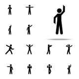 icône de doigt d'homme Homme dirigeant l'ensemble universel d'icônes de doigt pour le Web et le mobile illustration stock icône de doigt d'homme Homme dirigeant l'ensemble universel d'icônes de doigt pour le Web et le mobile illustration stock