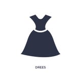icône de drees sur le fond blanc Illustration simple d'élément de concept de vêtements illustration de vecteur icône de drees sur le fond blanc Illustration simple d'élément de concept de vêtements illustration de vecteur