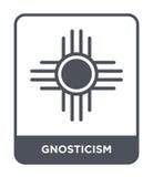icône de gnosticism dans le style à la mode de conception icône de gnosticism d'isolement sur le fond blanc icône de vecteur de g illustration libre de droits icône de gnosticism dans le style à la mode de conception icône de gnosticism d'isolement sur le fond blanc icône de vecteur de g illustration libre de droits