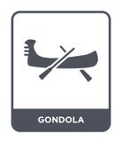 icône de gondole dans le style à la mode de conception Icône de gondole d'isolement sur le fond blanc symbole plat simple et mode illustration de vecteur icône de gondole dans le style à la mode de conception Icône de gondole d'isolement sur le fond blanc symbole plat simple et mode illustration de vecteur