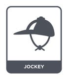 icône de jockey dans le style à la mode de conception icône de jockey d'isolement sur le fond blanc symbole plat simple et modern illustration libre de droits icône de jockey dans le style à la mode de conception icône de jockey d'isolement sur le fond blanc symbole plat simple et modern illustration libre de droits