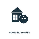 Icône de maison de bowling Conception monochrome de style de la collection de roulement d'icône UI et UX Icône de roulement parfa illustration libre de droits Icône de maison de bowling Conception monochrome de style de la collection de roulement d'icône UI et UX Icône de roulement parfa illustration libre de droits