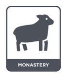 icône de monastère dans le style à la mode de conception icône de monastère d'isolement sur le fond blanc appartement simple et m illustration stock icône de monastère dans le style à la mode de conception icône de monastère d'isolement sur le fond blanc appartement simple et m illustration stock