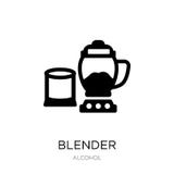 icône de mélangeur dans le style à la mode de conception Icône de mélangeur d'isolement sur le fond blanc symbole plat simple et illustration libre de droits icône de mélangeur dans le style à la mode de conception Icône de mélangeur d'isolement sur le fond blanc symbole plat simple et illustration libre de droits