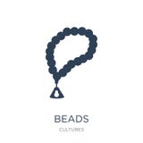 icône de perles dans le style à la mode de conception icône de perles d'isolement sur le fond blanc symbole plat simple et modern illustration libre de droits icône de perles dans le style à la mode de conception icône de perles d'isolement sur le fond blanc symbole plat simple et modern illustration libre de droits