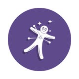 Icône de poupée de vaudou dans le style d'insigne Un de l'icône magique de collection peut être employé pour UI, UX illustration de vecteur Icône de poupée de vaudou dans le style d'insigne Un de l'icône magique de collection peut être employé pour UI, UX illustration de vecteur