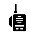 Icône de radio de Militar illustration stock Icône de radio de Militar illustration stock