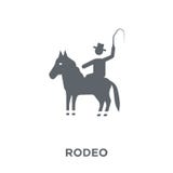 icône de rodéo de collection de cirque illustration stock icône de rodéo de collection de cirque illustration stock