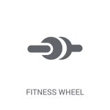 icône de roue de forme physique Concept à la mode de logo de roue de forme physique sur b blanc illustration de vecteur icône de roue de forme physique Concept à la mode de logo de roue de forme physique sur b blanc illustration de vecteur