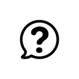 icône de signe d'aide Symbole simple de question illustration de vecteur icône de signe d'aide Symbole simple de question illustration de vecteur