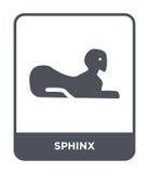 icône de sphinx dans le style à la mode de conception icône de sphinx d'isolement sur le fond blanc symbole plat simple et modern illustration stock icône de sphinx dans le style à la mode de conception icône de sphinx d'isolement sur le fond blanc symbole plat simple et modern illustration stock