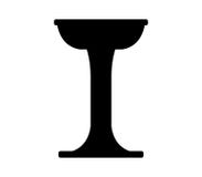 Icône de tabouret de bar illustration stock Icône de tabouret de bar illustration stock