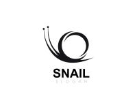 icône de vecteur de calibre de logo d'escargot illustration libre de droits icône de vecteur de calibre de logo d'escargot illustration libre de droits