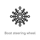 icône de vecteur de volant de bateau d'ensemble ligne simple noire d'isolement illustration d'élément de concept nautique Vecteur illustration de vecteur icône de vecteur de volant de bateau d'ensemble ligne simple noire d'isolement illustration d'élément de concept nautique Vecteur illustration de vecteur