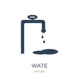 icône de wate dans le style à la mode de conception icône de wate d'isolement sur le fond blanc symbole plat simple et moderne d' illustration de vecteur icône de wate dans le style à la mode de conception icône de wate d'isolement sur le fond blanc symbole plat simple et moderne d' illustration de vecteur