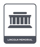 icône du Lincoln Memorial dans le style à la mode de conception icône du Lincoln Memorial d'isolement sur le fond blanc icône de illustration stock icône du Lincoln Memorial dans le style à la mode de conception icône du Lincoln Memorial d'isolement sur le fond blanc icône de illustration stock