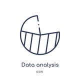 Icône linéaire de graphique circulaire d'analyse de données de collection d'ensemble d'affaires et d'analytics Ligne mince vecteu illustration de vecteur Icône linéaire de graphique circulaire d'analyse de données de collection d'ensemble d'affaires et d'analytics Ligne mince vecteu illustration de vecteur