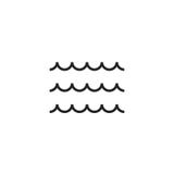 Icône, symbole ou logo de vecteur d'ensemble de mer illustration libre de droits Icône, symbole ou logo de vecteur d'ensemble de mer illustration libre de droits