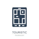 icône touristique dans le style à la mode de conception icône touristique d'isolement sur le fond blanc appartement simple et mod illustration libre de droits icône touristique dans le style à la mode de conception icône touristique d'isolement sur le fond blanc appartement simple et mod illustration libre de droits