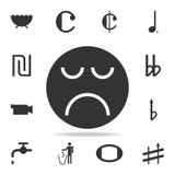 Icône triste de visage Ensemble détaillé d'icônes et de signes de Web Conception graphique de la meilleure qualité Une des icônes illustration stock Icône triste de visage Ensemble détaillé d'icônes et de signes de Web Conception graphique de la meilleure qualité Une des icônes illustration stock