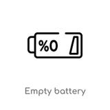 icône vide de vecteur de batterie d'ensemble ligne simple noire d'isolement illustration d'élément de concept électronique de suf illustration de vecteur icône vide de vecteur de batterie d'ensemble ligne simple noire d'isolement illustration d'élément de concept électronique de suf illustration de vecteur