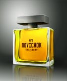 idea de la representación 3D para la botella de perfume de Novichok del ruso stock de ilustración idea de la representación 3D para la botella de perfume de Novichok del ruso stock de ilustración