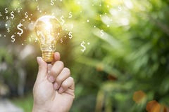 Idea del dinero de la ganancia en negocio fotografía de archivo Idea del dinero de la ganancia en negocio fotografía de archivo