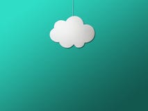 Ideas simples del concepto de la nube minimalistas foto de archivo libre de regalías Ideas simples del concepto de la nube minimalistas foto de archivo libre de regalías