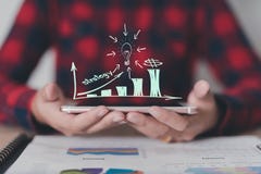 Ideas y estrategia de estudiar nuevo conocimiento foto de archivo libre de regalías Ideas y estrategia de estudiar nuevo conocimiento foto de archivo libre de regalías