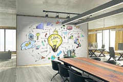 Idee en financiënconcept stock fotografie Idee en financiënconcept stock fotografie