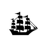 identidade de marca do logotipo do vetor do barco de navigação para o negócio do esporte de barco ilustração stock identidade de marca do logotipo do vetor do barco de navigação para o negócio do esporte de barco ilustração stock