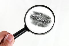 identiteten förstorar fotografering för bildbyråer identiteten förstorar fotografering för bildbyråer
