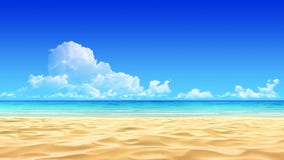 Idyllic tropical sand beach background