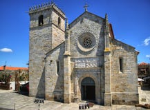 Iglesia gótica en Caminha fotos de archivo Iglesia gótica en Caminha fotos de archivo