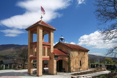 Iglesia ortodoxa, iglesia en Kosovo imágenes de archivo libres de regalías Iglesia ortodoxa, iglesia en Kosovo imágenes de archivo libres de regalías
