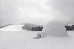 Igloo de neige image stock Igloo de neige image stock