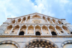 Igreja do ` Alexandria de Santa Caterina D em Pisa, vista exterior imagens de stock Igreja do ` Alexandria de Santa Caterina D em Pisa, vista exterior imagens de stock