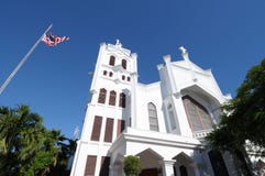 Igreja em Key West, Florida imagens de stock Igreja em Key West, Florida imagens de stock