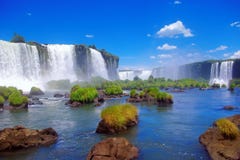 Iguacu Fälle, Brasilien lizenzfreie stockfotografie Iguacu Fälle, Brasilien lizenzfreie stockfotografie