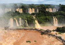 Iguazu Falls nel Brasile Immagini Stock Libere da Diritti Iguazu Falls nel Brasile Immagini Stock Libere da Diritti